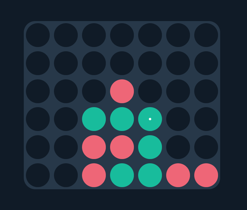 Connect Four Game with AI Bot (MCTS)